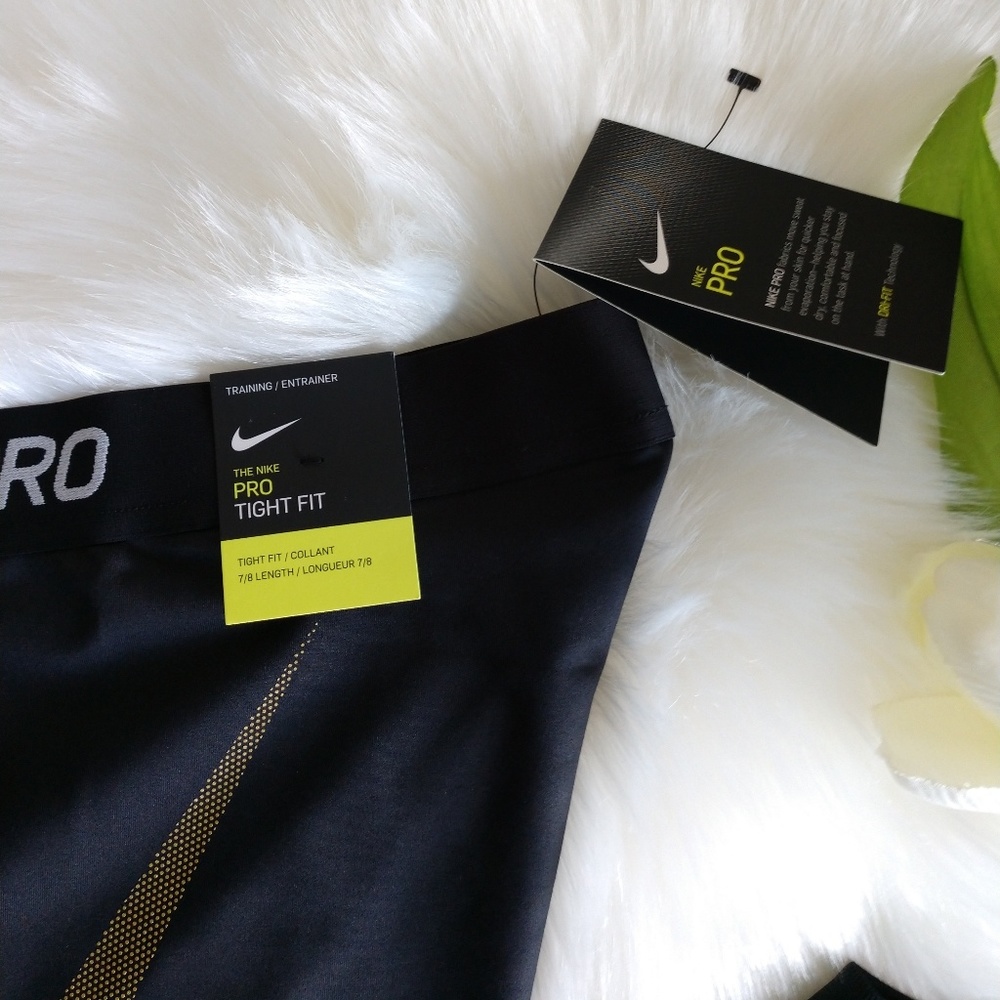 Size M🌺NIKE PRO DRI-FIT WOMEN'S LEGGINGS - Picture 2 of 5